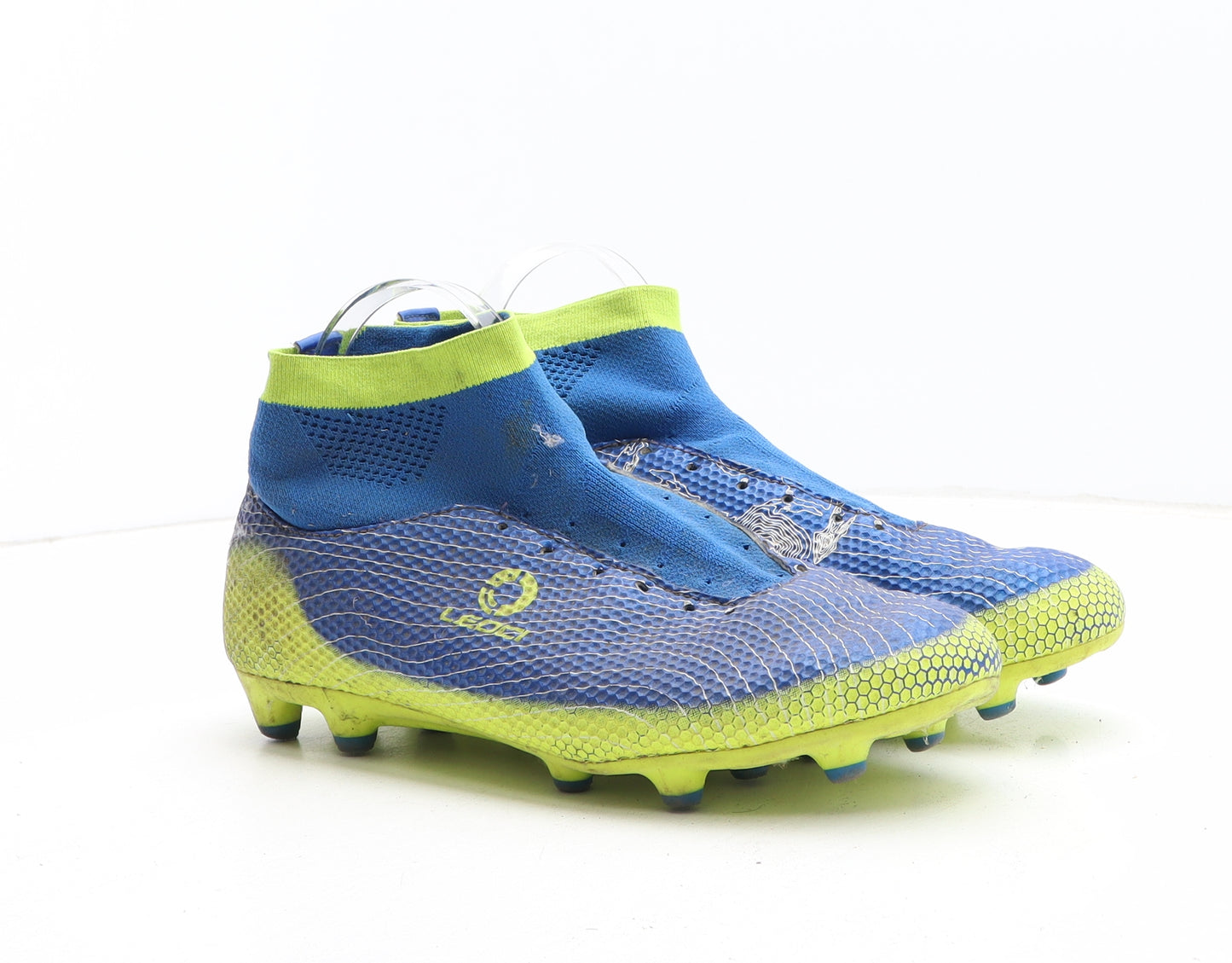 Leoci Mens Blue Synthetic Trainer UK 7