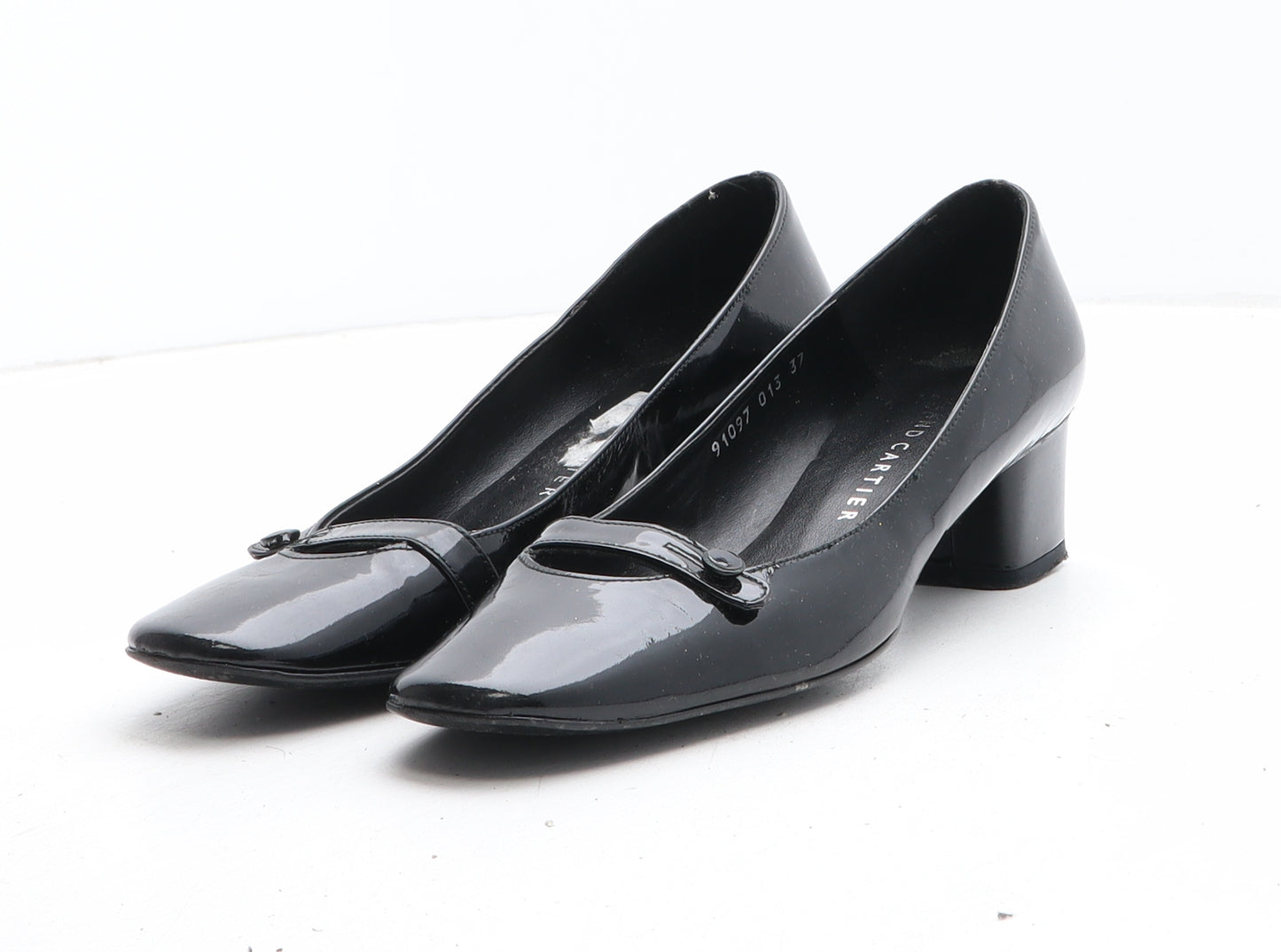 And Cartier Womens Black Synthetic Court Heel UK
