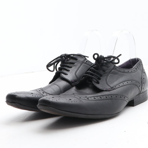 Burton Mens Black Synthetic Brogue Dress UK 7 41