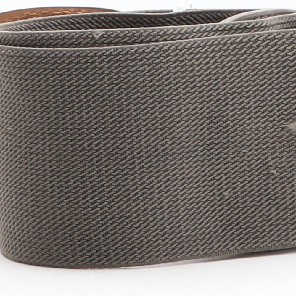 Marks and Spencer Womens Brown Solid Polyester Waist Belt Belt Size S