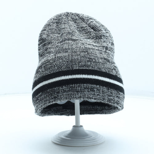 Preworn Boys Grey Acrylic Beanie One Size
