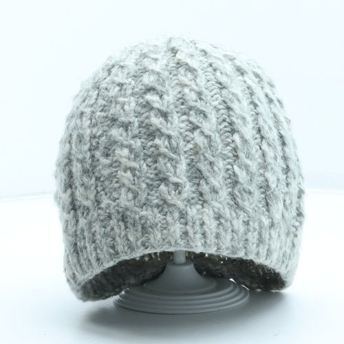 Preworn Womens Beige Acrylic Winter Hat One Size