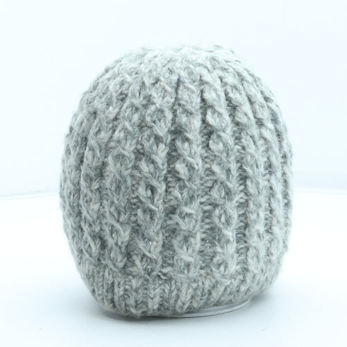 Preworn Womens Beige Acrylic Winter Hat One Size