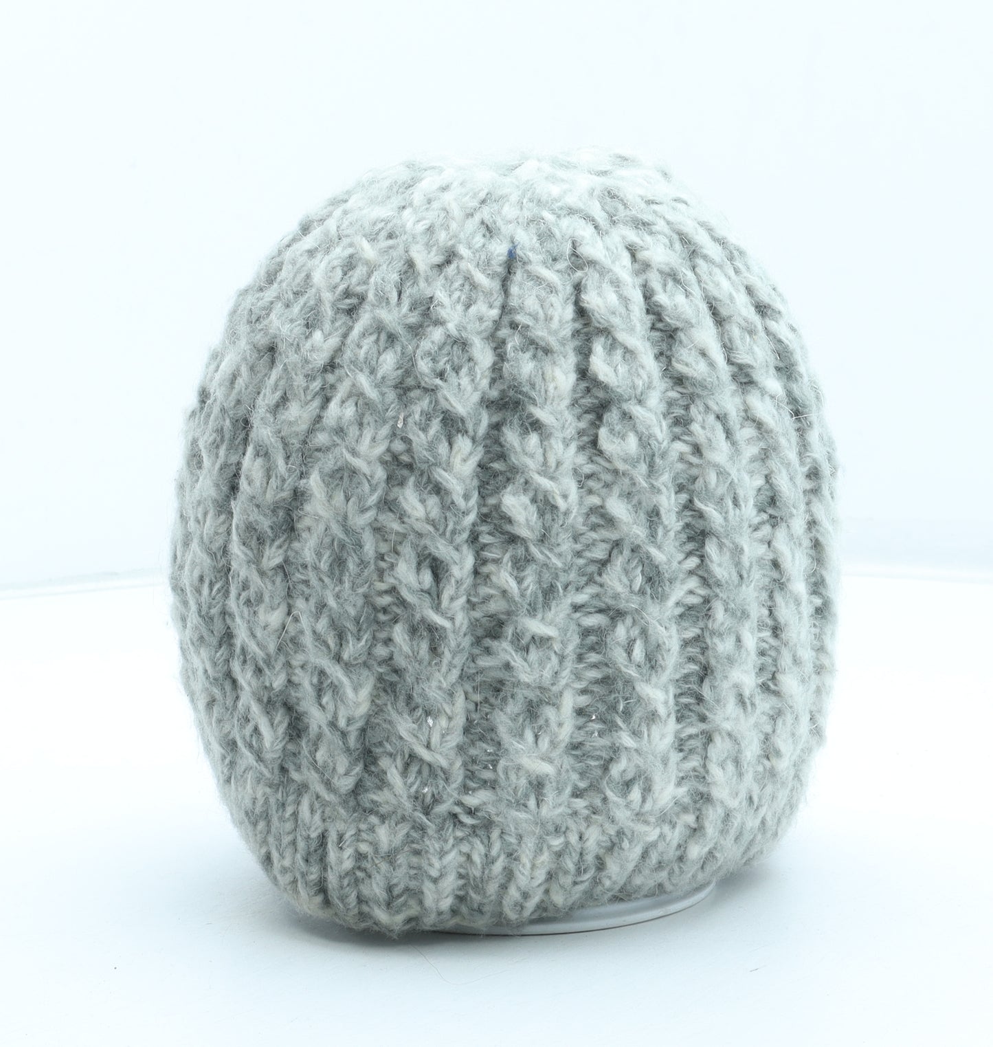 Preworn Womens Beige Acrylic Winter Hat One Size