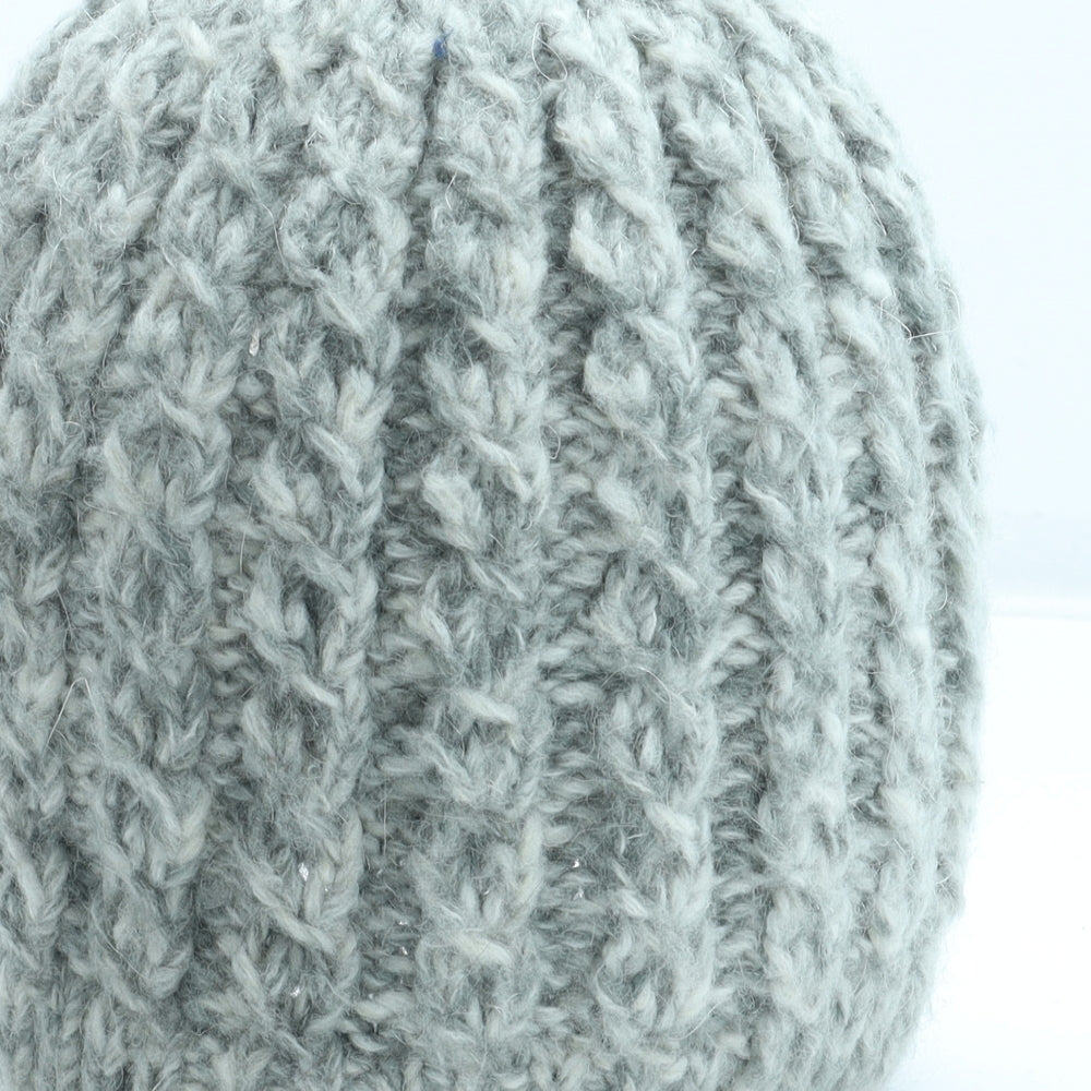 Preworn Womens Beige Acrylic Winter Hat One Size