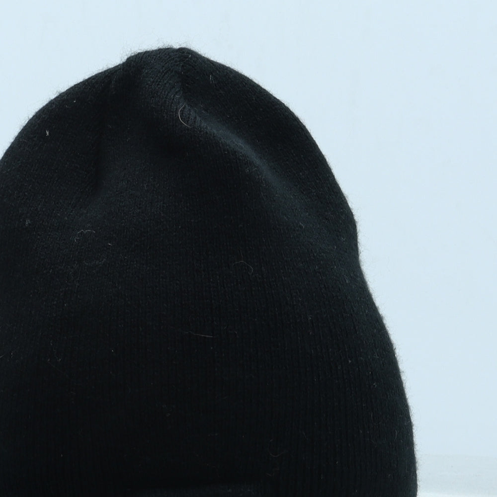 Beanie Beats Mens Black Acrylic Beanie One Size - Internal speakers. Rechargeable