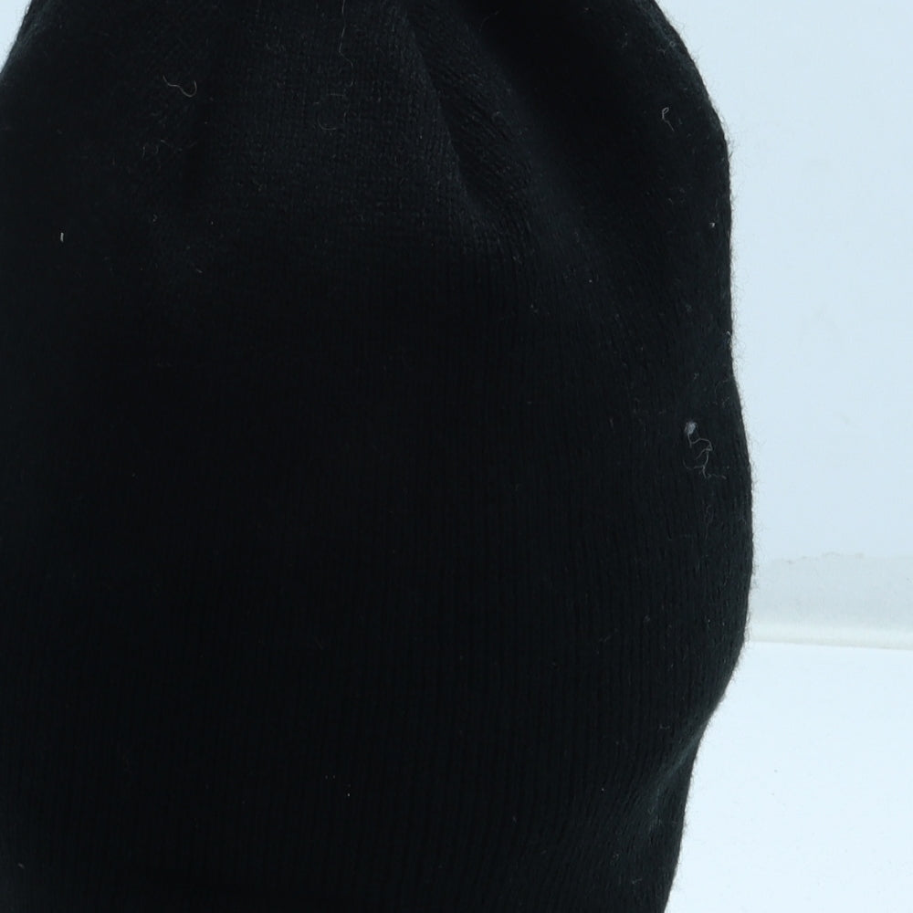 Beanie Beats Mens Black Acrylic Beanie One Size - Internal speakers. Rechargeable