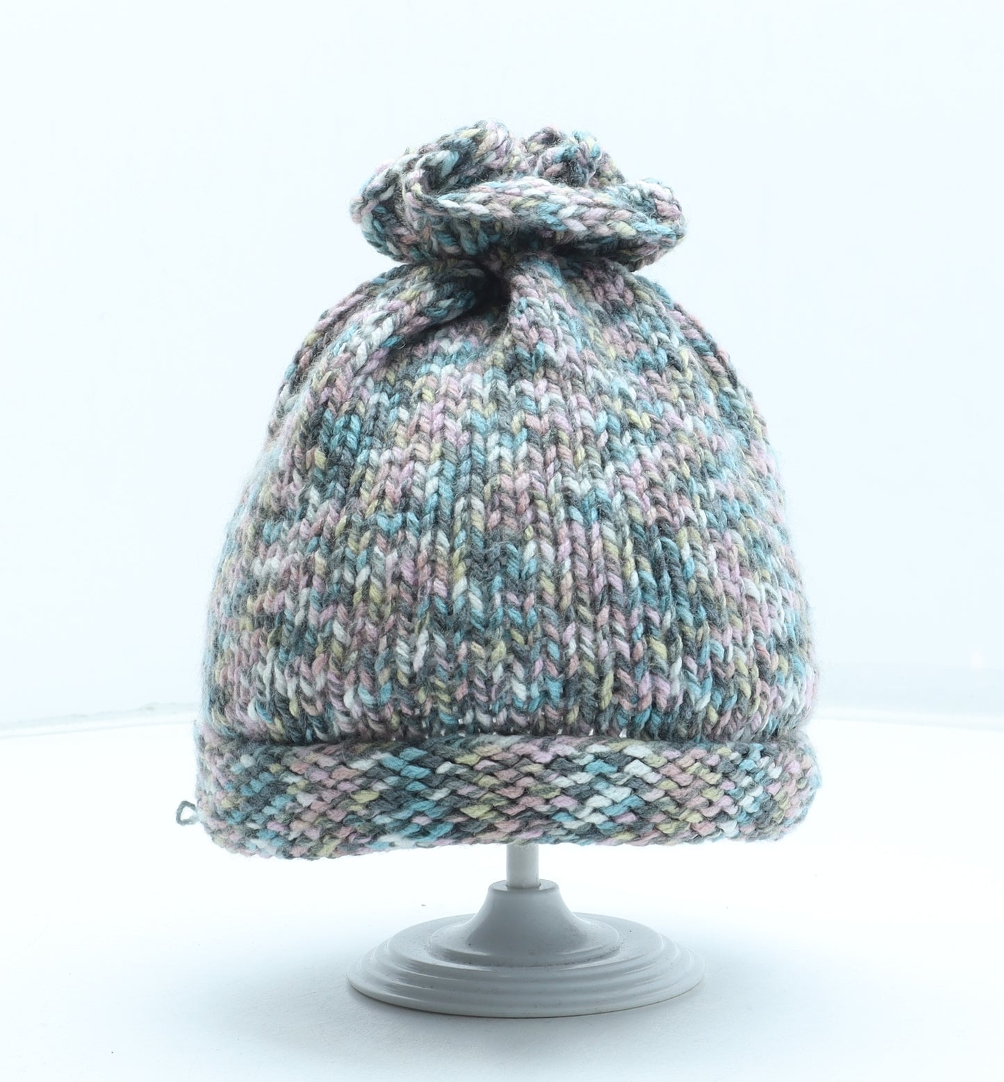 Preworn Womens Multicoloured Acrylic Winter Hat One Size