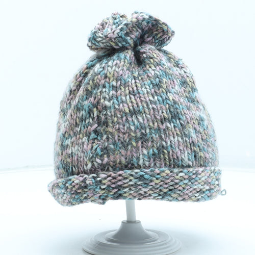 Preworn Womens Multicoloured Acrylic Winter Hat One Size
