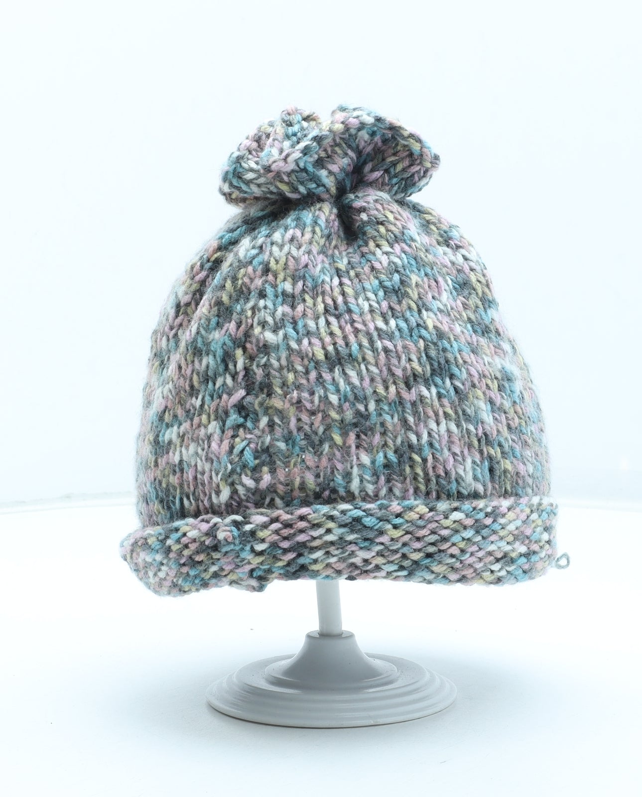 Preworn Womens Multicoloured Acrylic Winter Hat One Size