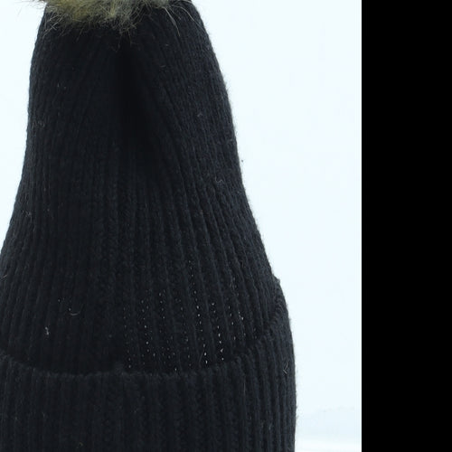 Primark Womens Black Acrylic Winter Hat One Size