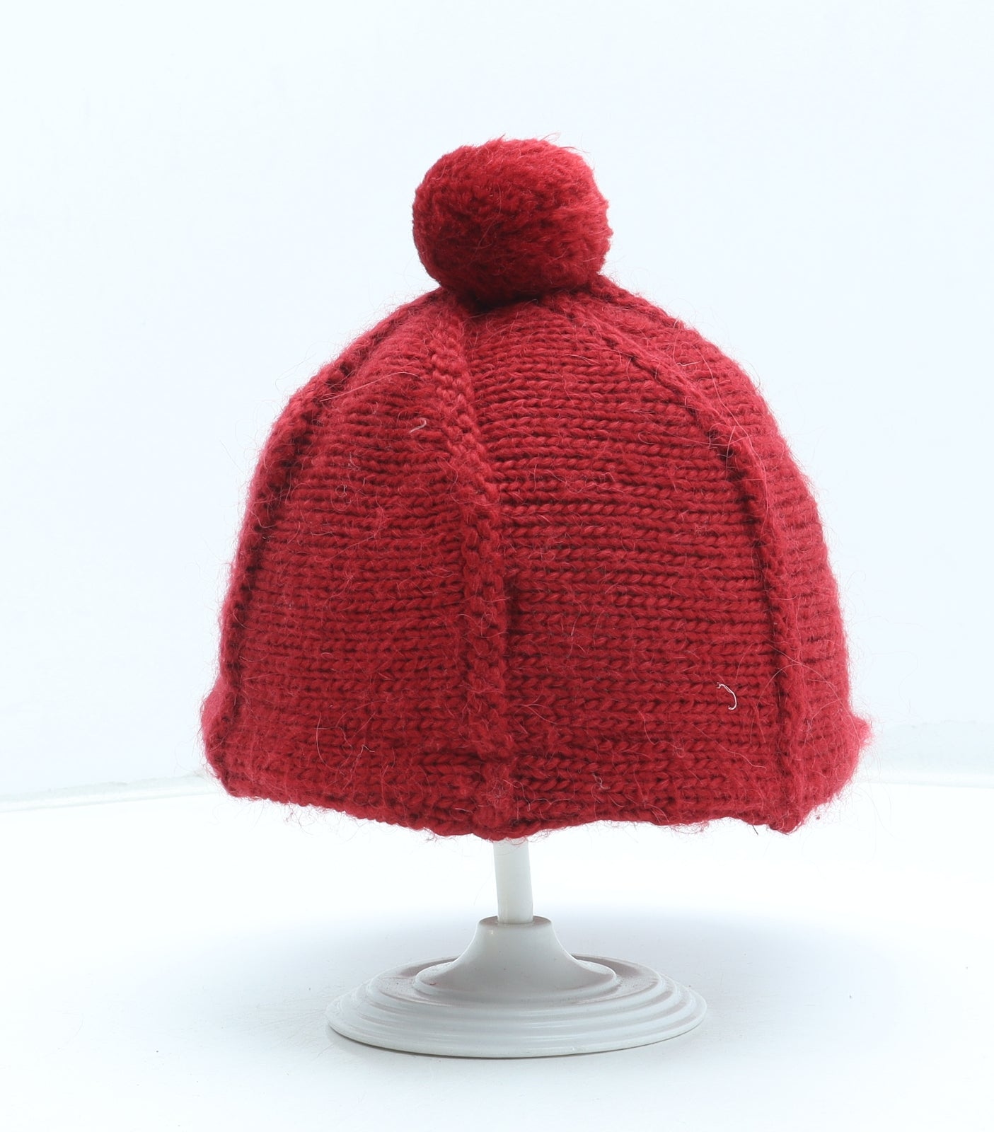 Gap Womens Red Acrylic Winter Hat Size S