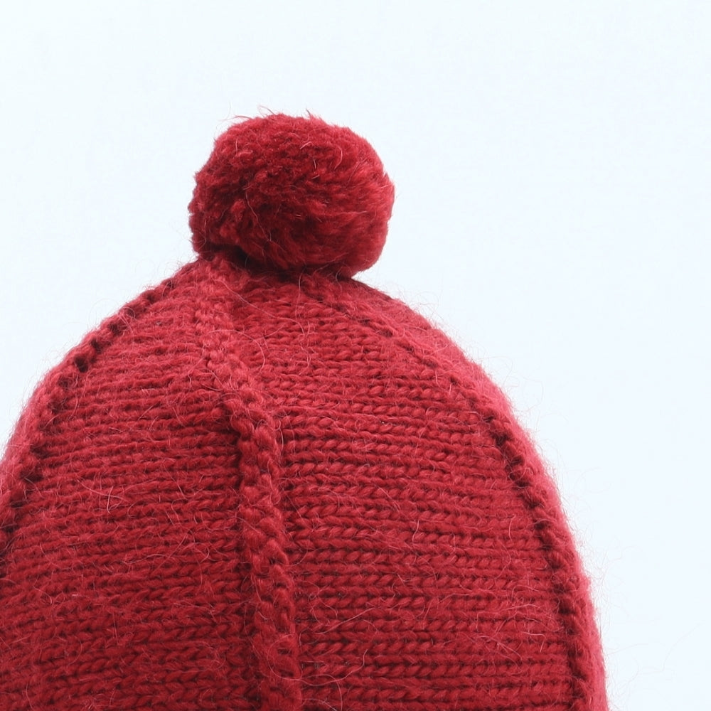 Gap Womens Red Acrylic Winter Hat Size S