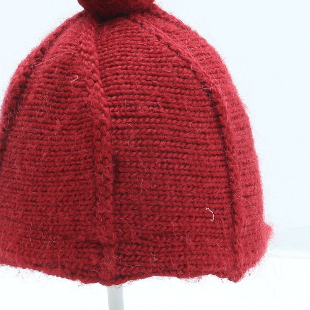 Gap Womens Red Acrylic Winter Hat Size S