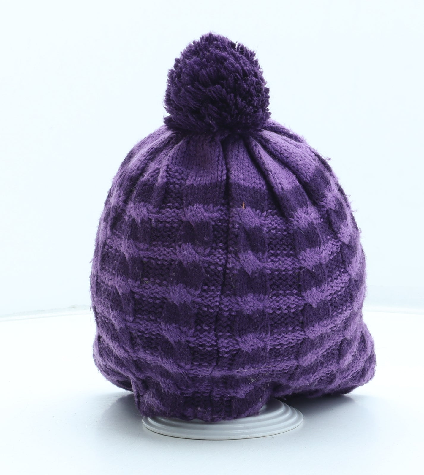 Parallel Womens Purple Acrylic Winter Hat One Size