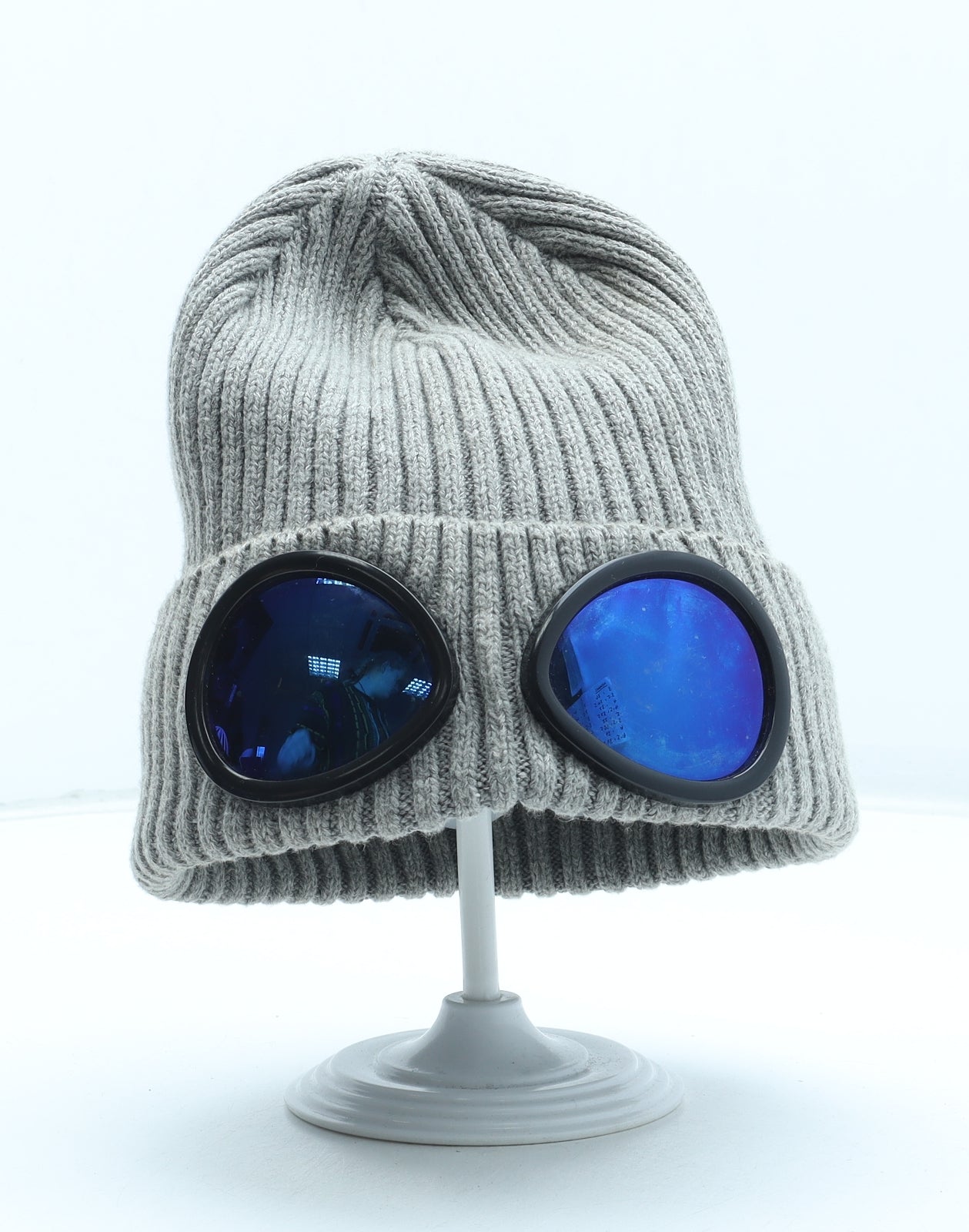 No Fear Mens Grey Cotton Beanie One Size