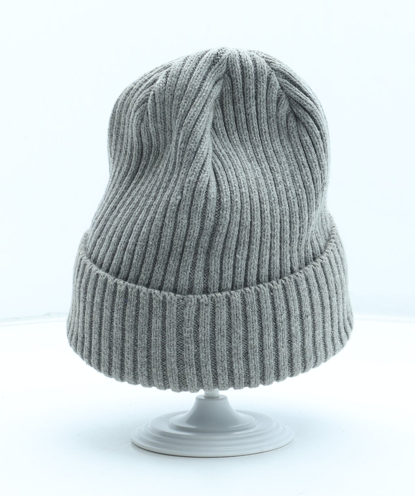No Fear Mens Grey Cotton Beanie One Size