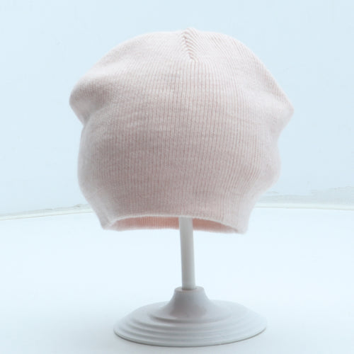 Primark Girls Pink Acrylic Winter Hat Size S