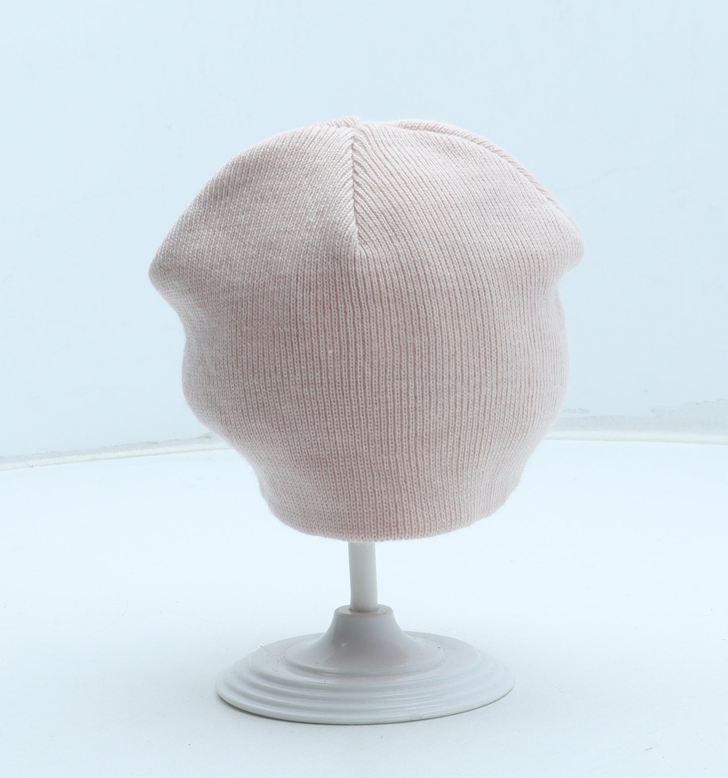 Primark Girls Pink Acrylic Winter Hat Size S
