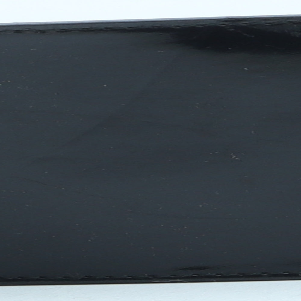 Preworn Womens Black Solid PVC Waist Belt Belt One Size