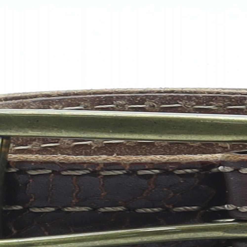 Lucky Brand Mens Brown Solid Leather Dress Belt Belt One Size