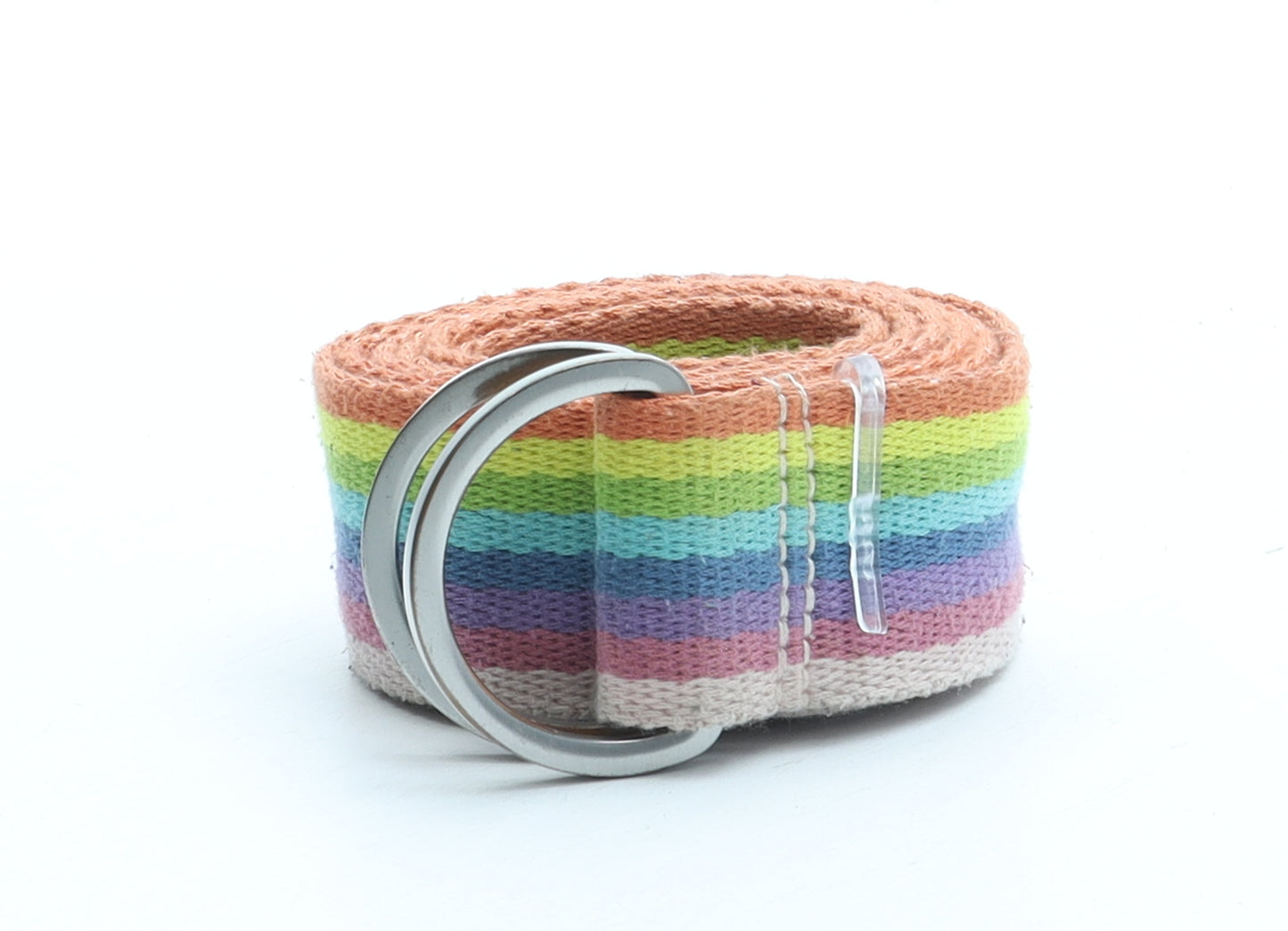 NEXT Womens Multicoloured Striped Fabric Woven Belt Belt Size 16