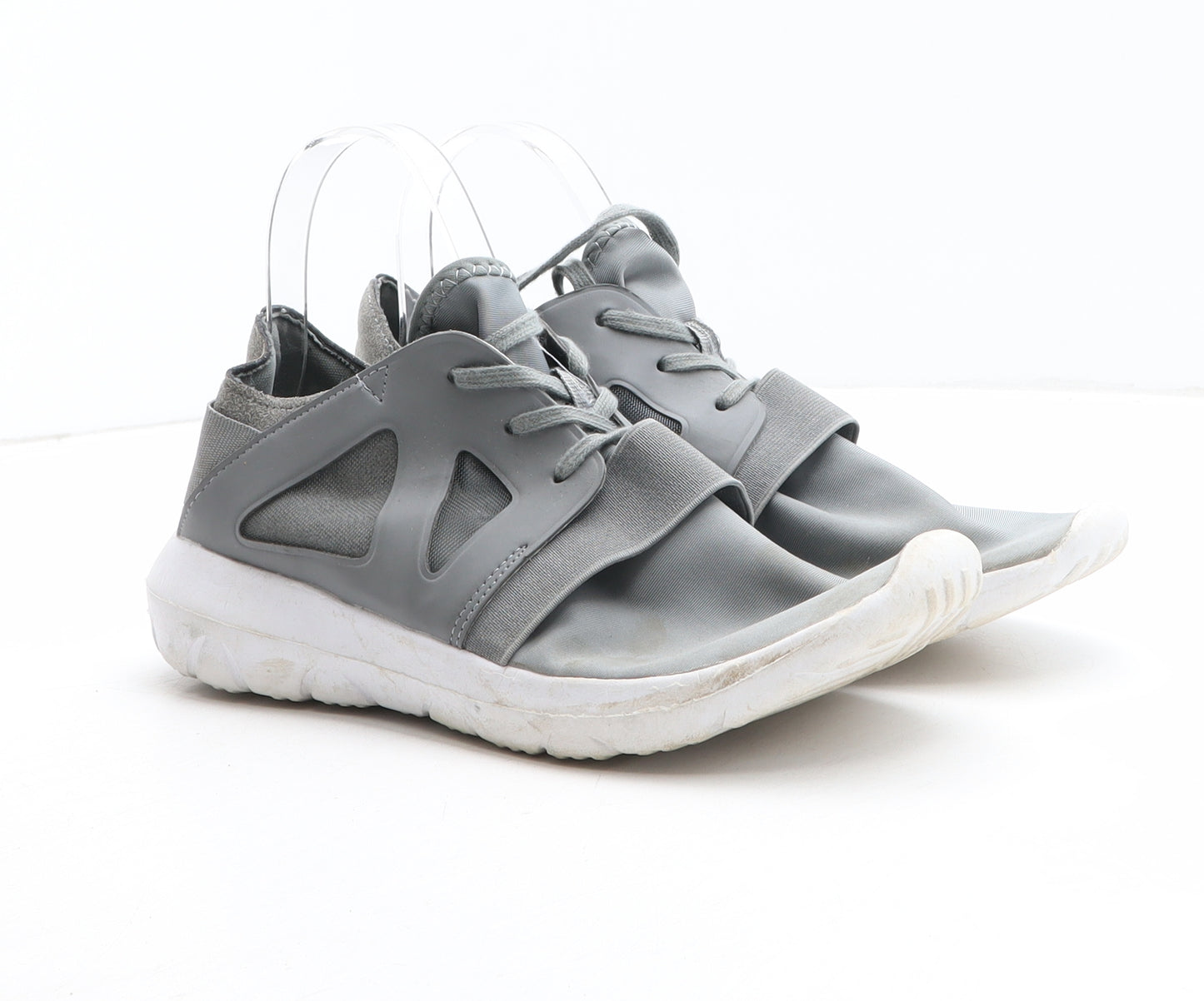 Primark Womens Grey Synthetic Trainer UK
