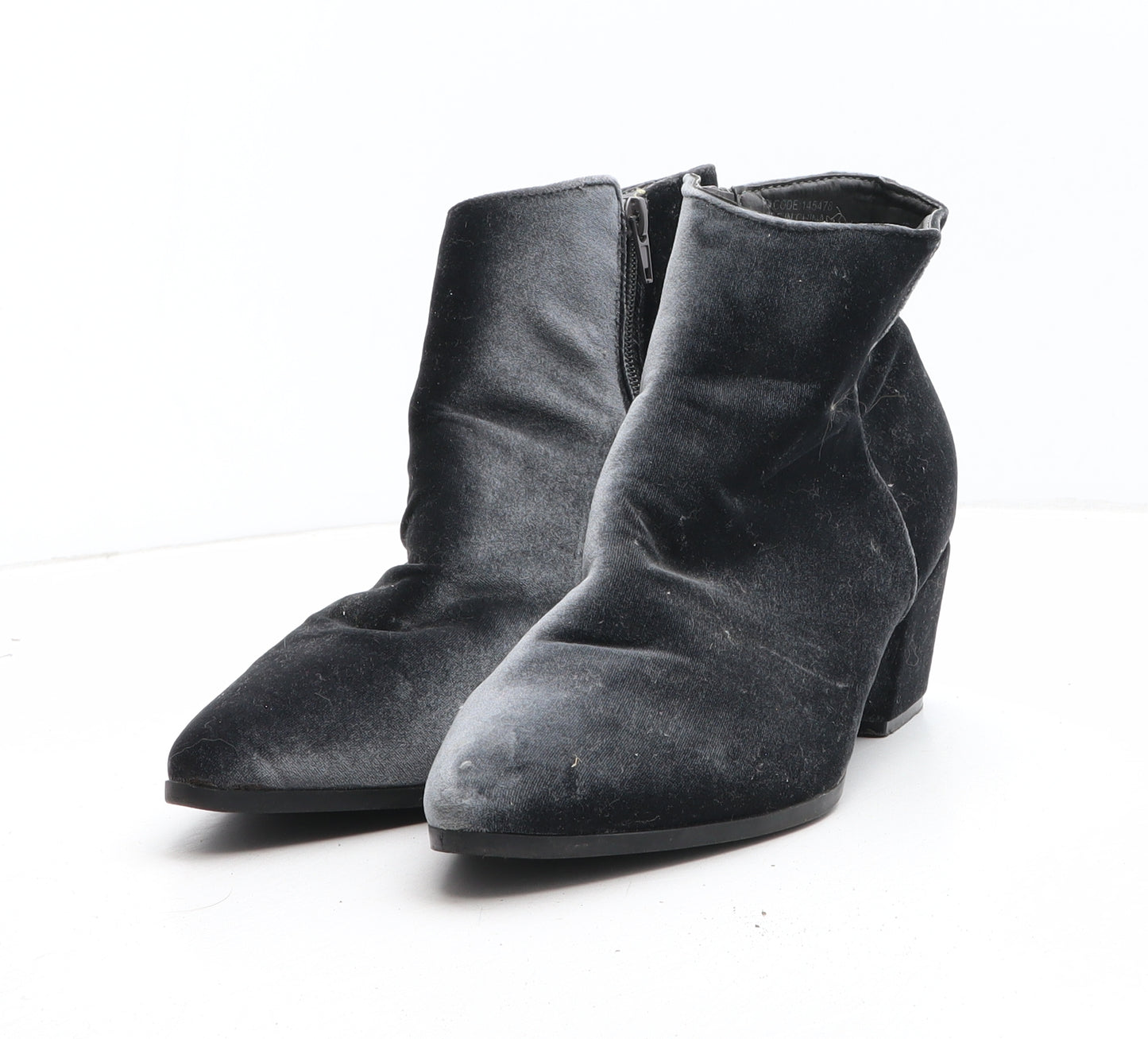 Primark Womens Grey Synthetic Bootie Boot UK
