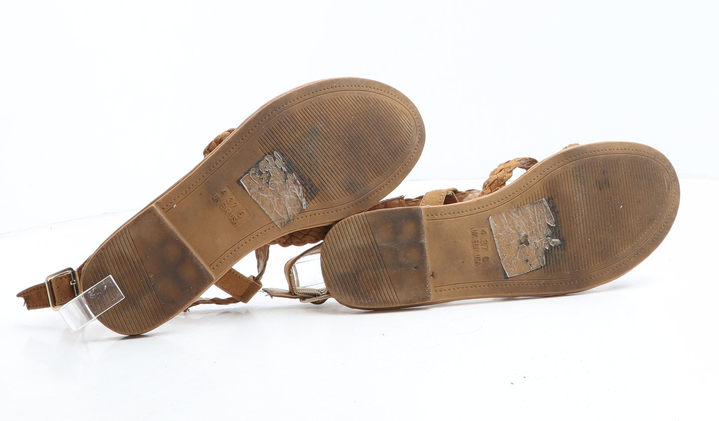 Primark Womens Beige Synthetic Strappy Sandal UK