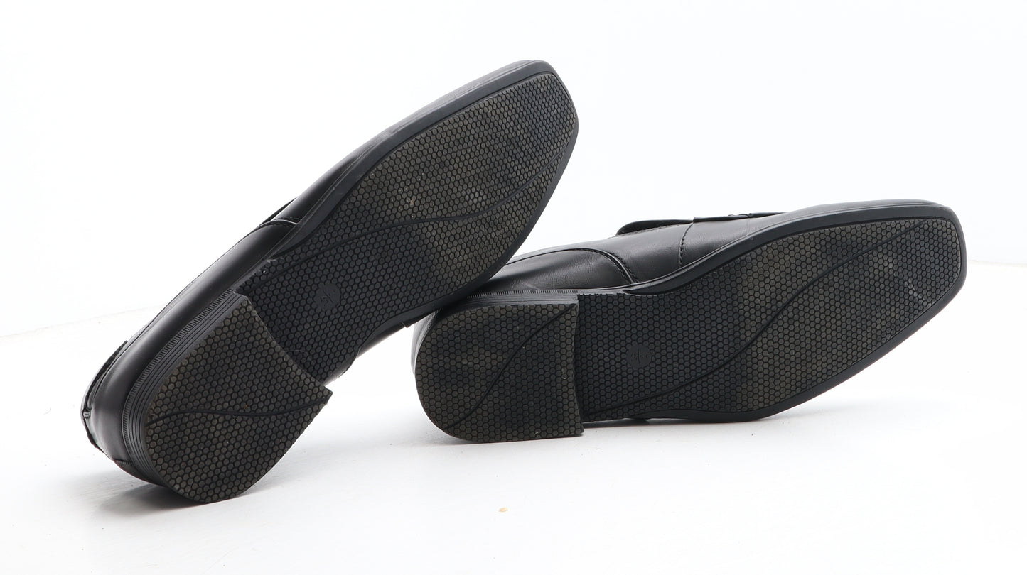 Primark Mens Black Synthetic Slip On Casual UK 7