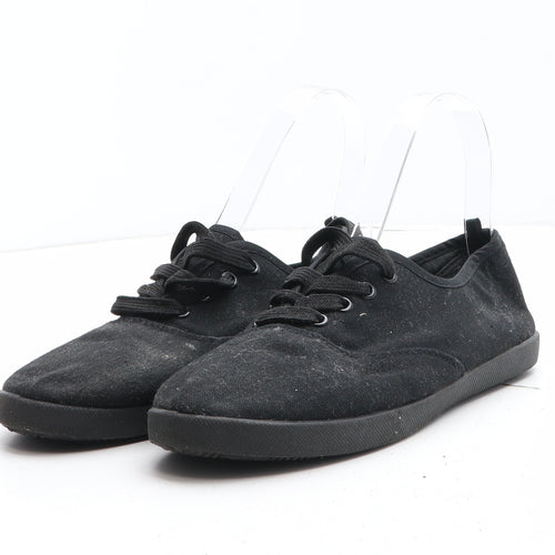 Primark Womens Black Synthetic Trainer Casual UK