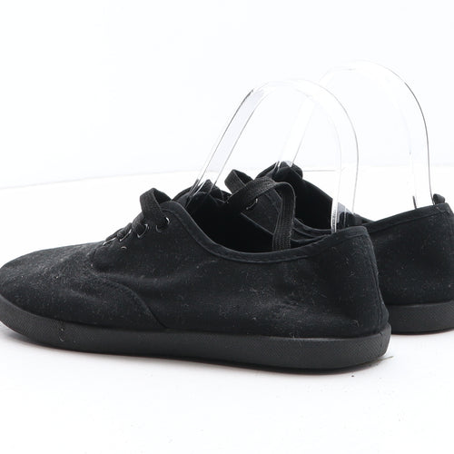 Primark Womens Black Synthetic Trainer Casual UK