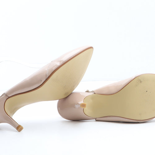 George Womens Pink Synthetic Slingback Heel UK