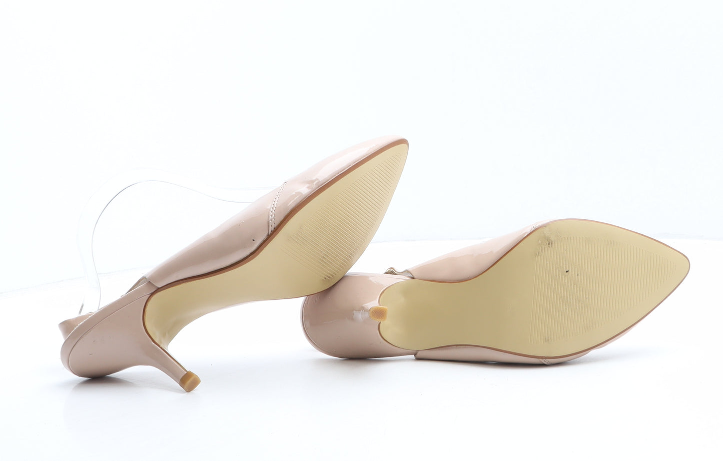 George Womens Pink Synthetic Slingback Heel UK