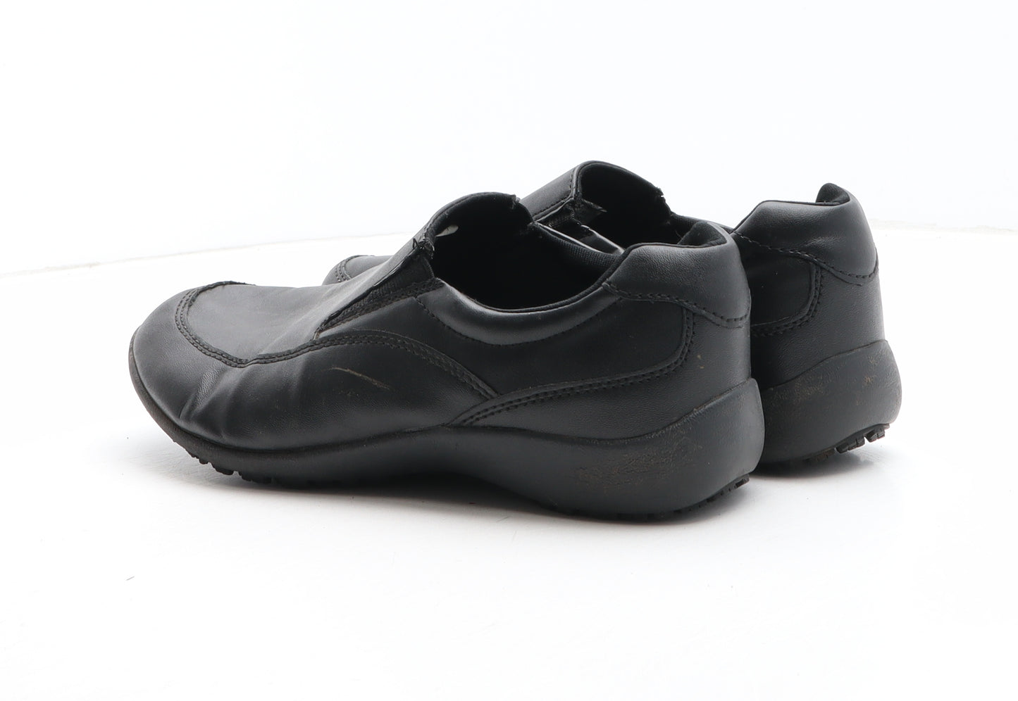 SafeTStep Womens Black Synthetic Slip On Casual UK