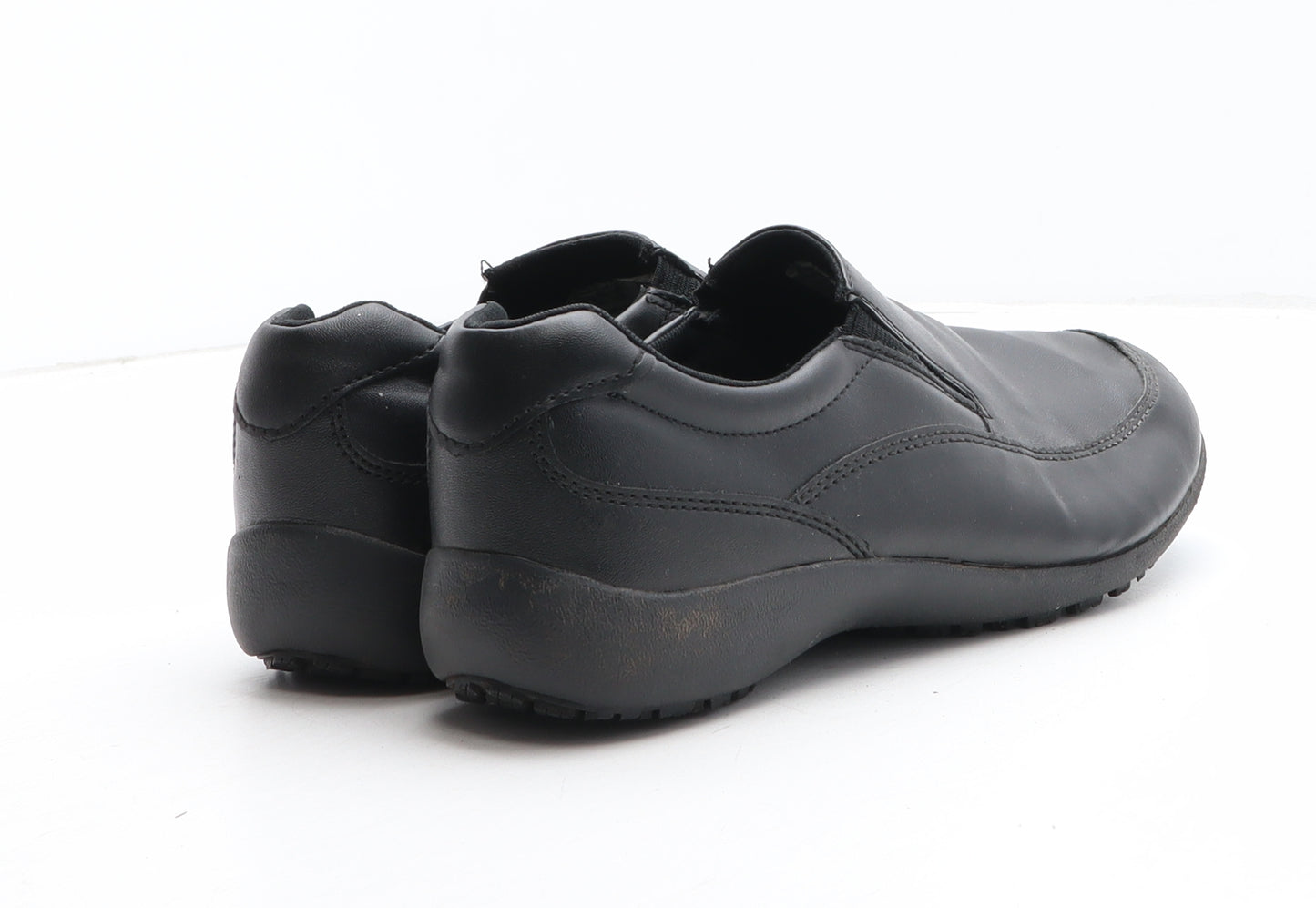 SafeTStep Womens Black Synthetic Slip On Casual UK