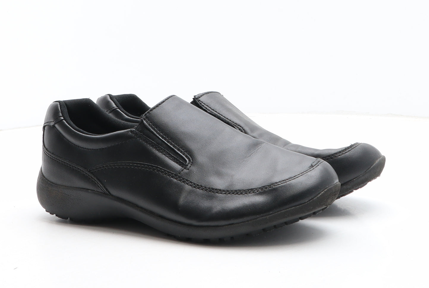 SafeTStep Womens Black Synthetic Slip On Casual UK