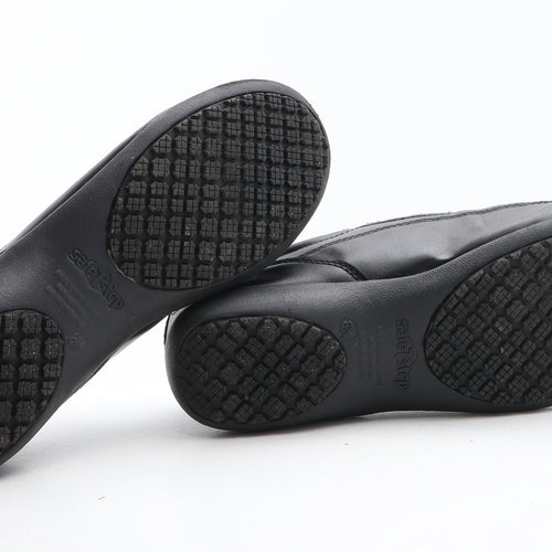 SafeTStep Womens Black Synthetic Slip On Casual UK