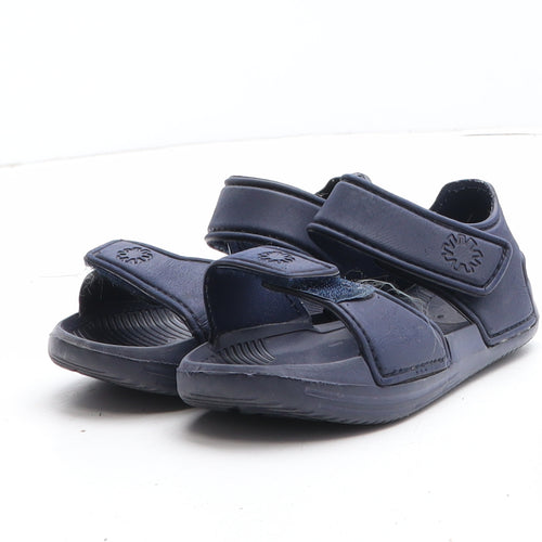 Preworn Boys Blue Synthetic Fisherman Sandal UK 7