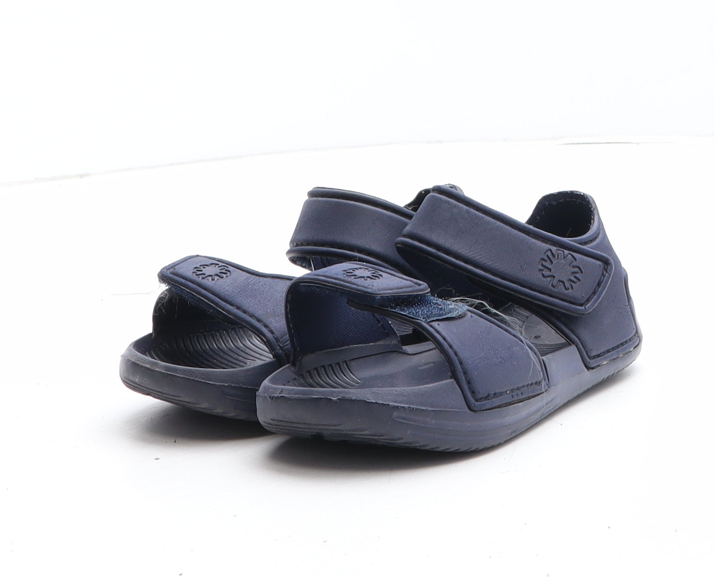 Preworn Boys Blue Synthetic Fisherman Sandal UK 7