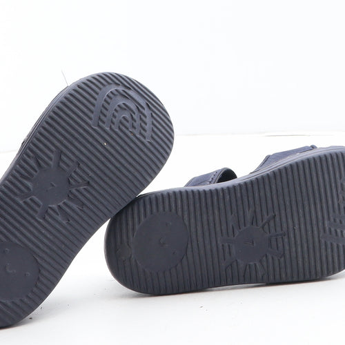 Preworn Boys Blue Synthetic Fisherman Sandal UK 7