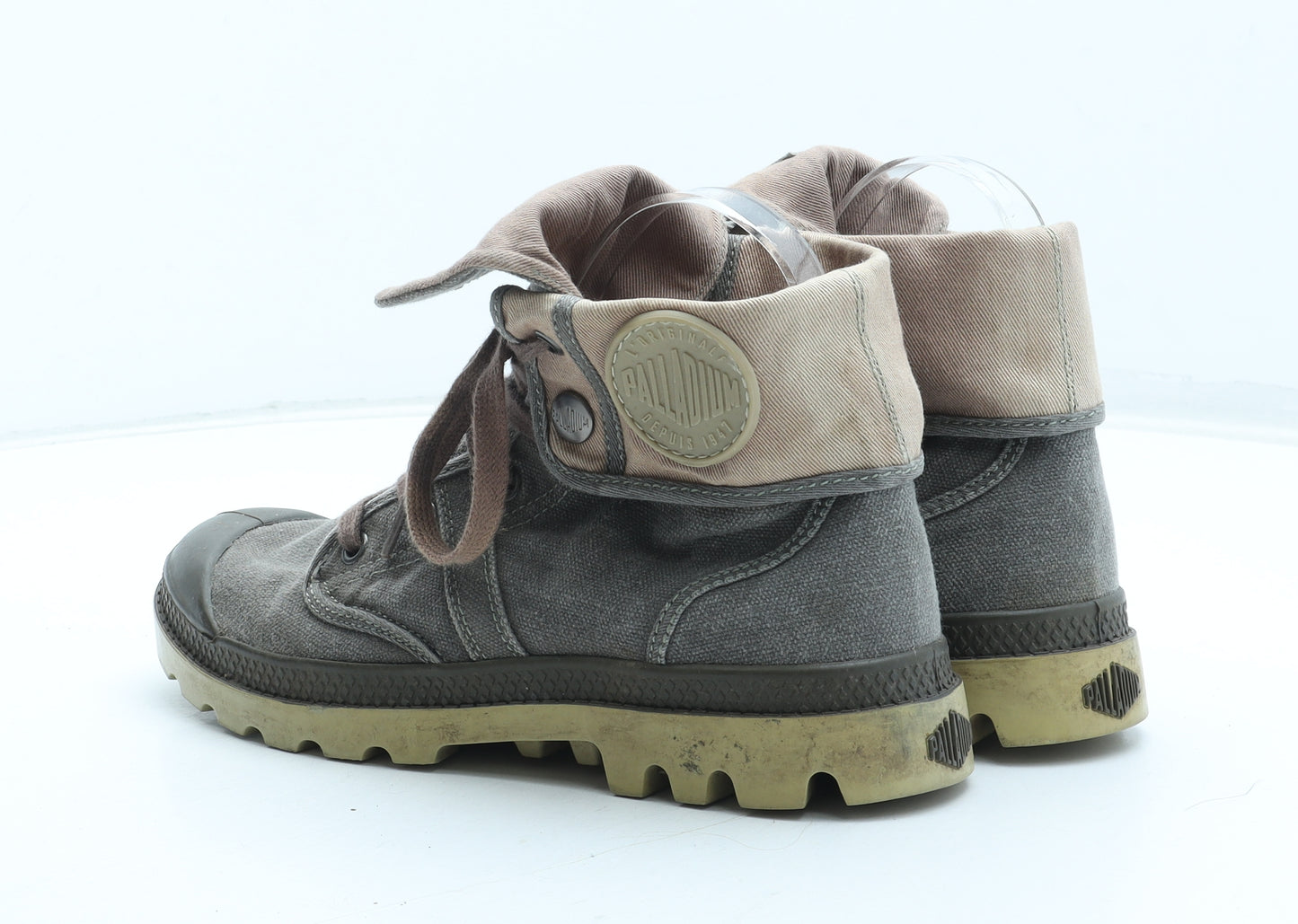 Palladium Womens Brown Polyester Combat Boot UK