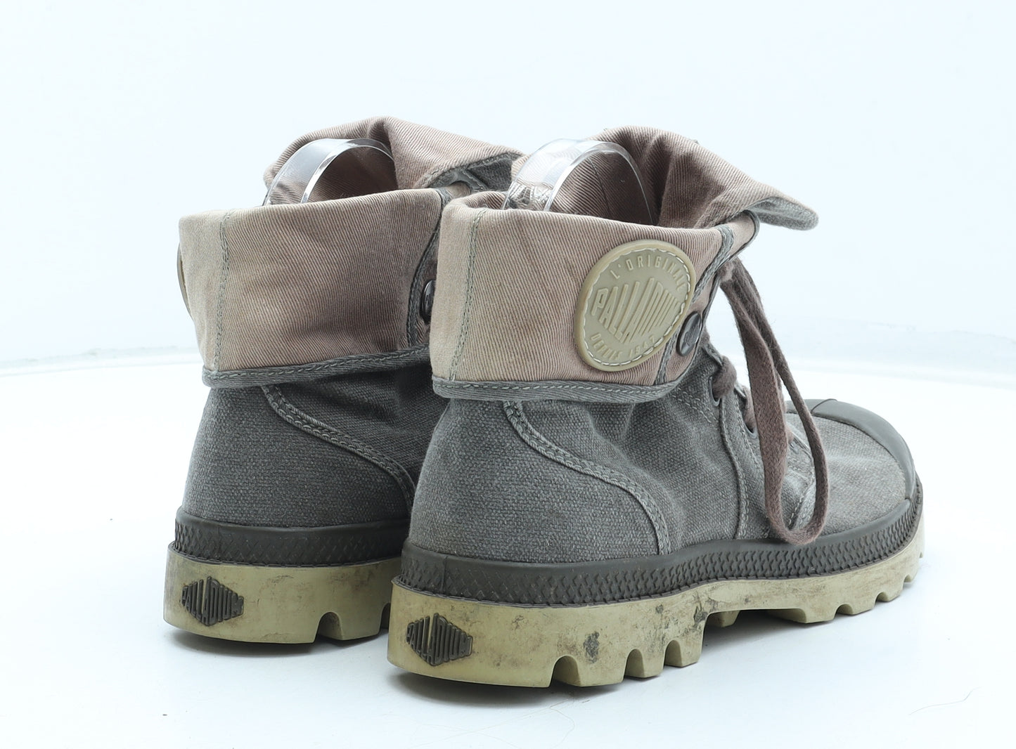 Palladium Womens Brown Polyester Combat Boot UK