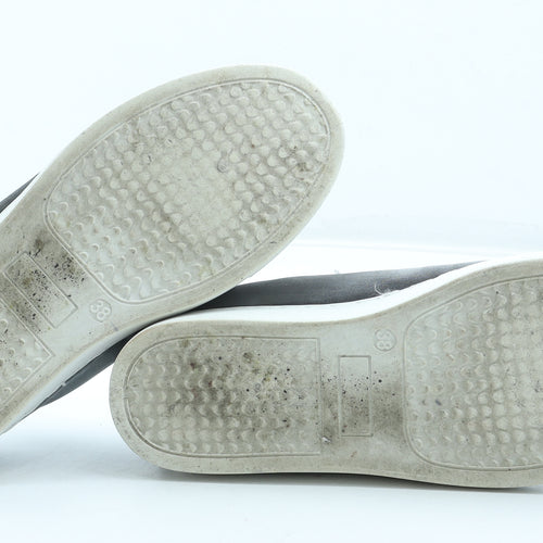 Maylie Womens Silver Polyester Trainer UK