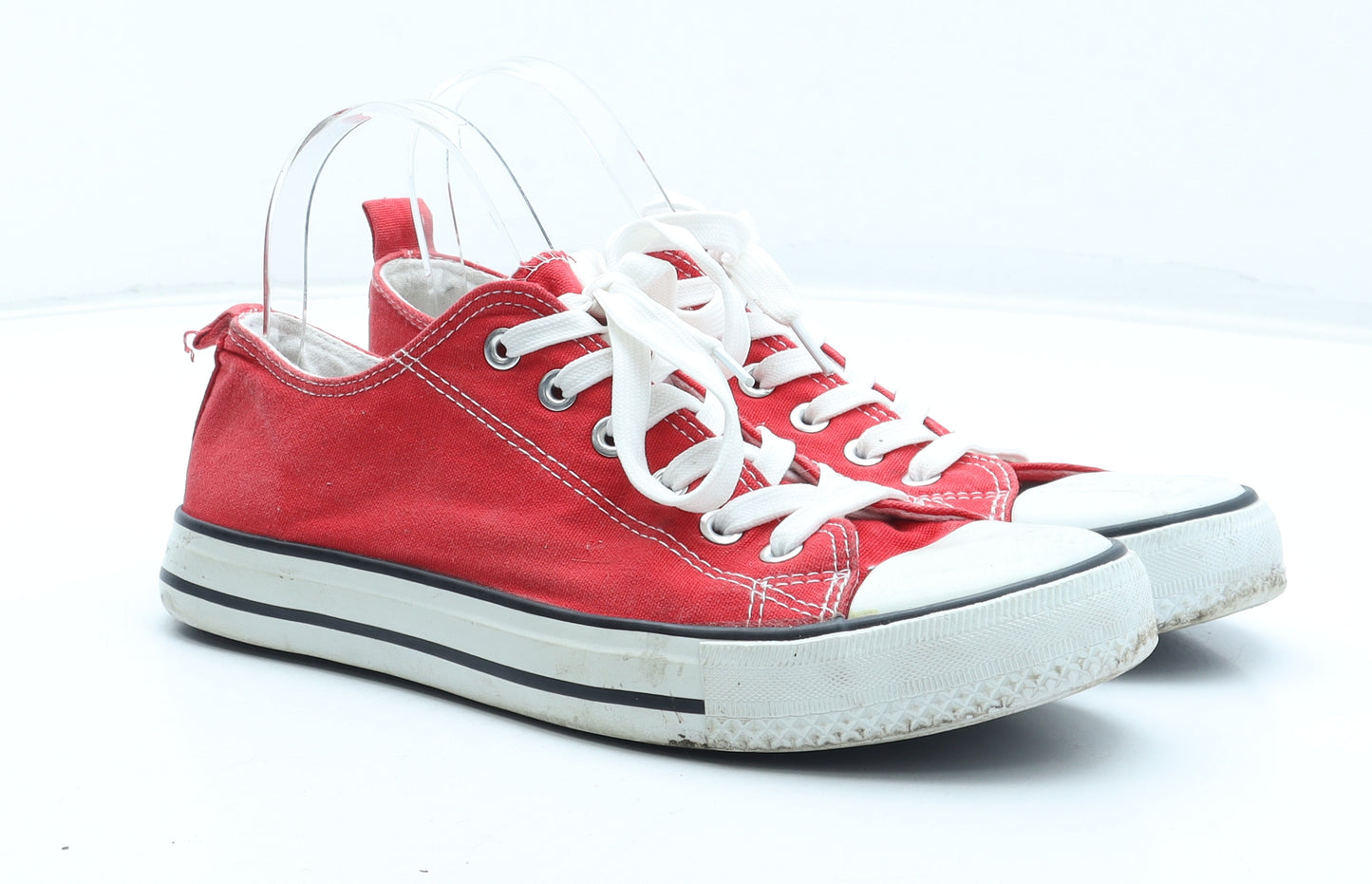 Primark Womens Red Polyester Trainer UK