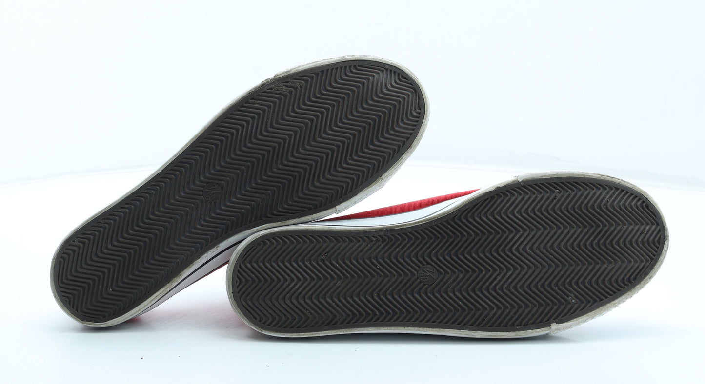 Primark Womens Red Polyester Trainer UK