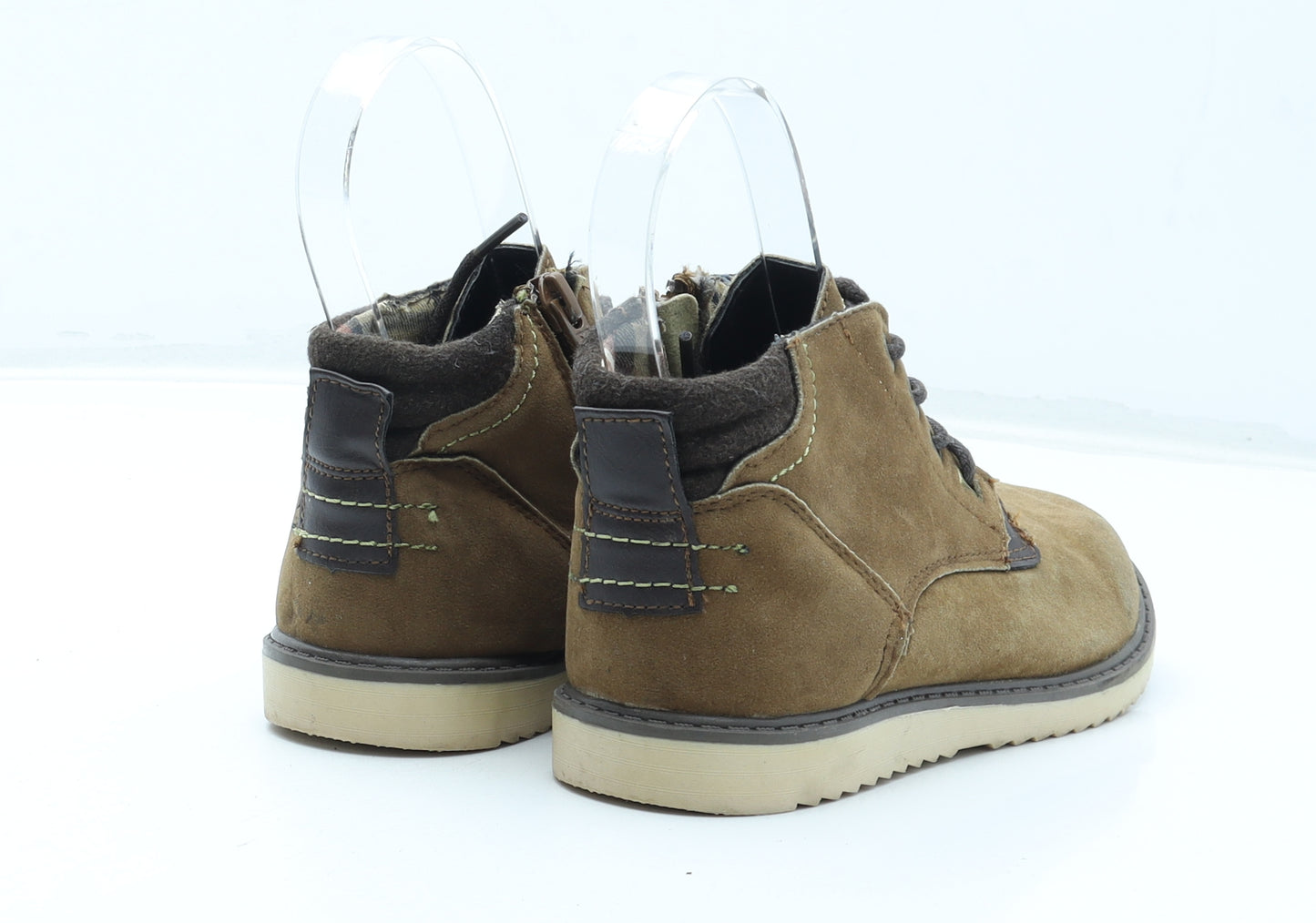 TU Boys Brown Polyurethane Bootie Boot UK 11