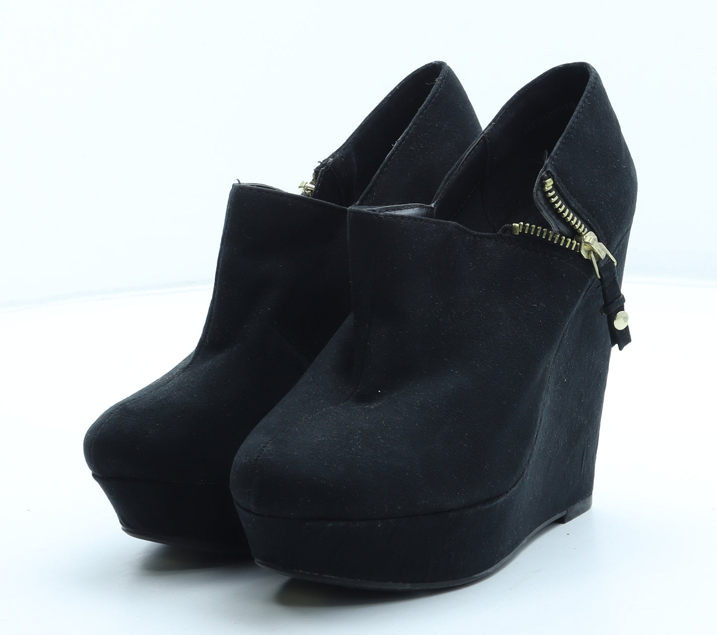 New Look Womens Black Synthetic Platform Heel UK