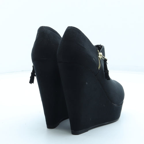 New Look Womens Black Synthetic Platform Heel UK