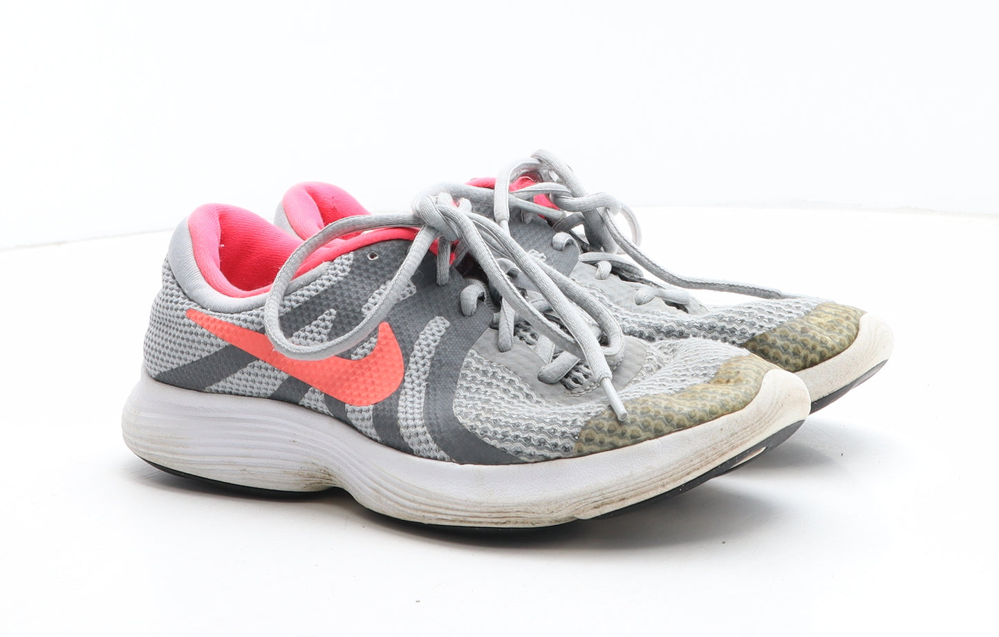 Nike Womens Grey Geometric Synthetic Trainer UK